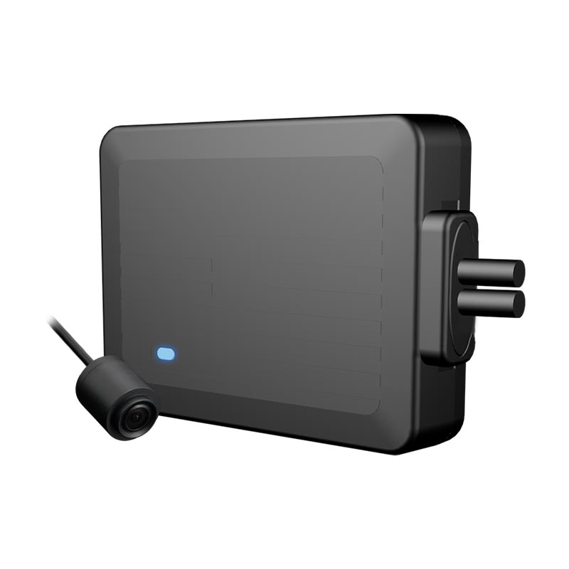 Diskret enlins motorcykel Dash Cam med bildstabilisering