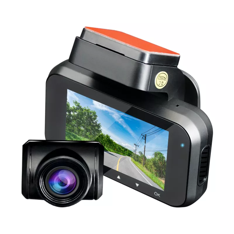 Dubbelkanals Time-Lapse Smart HD Dash Cam
