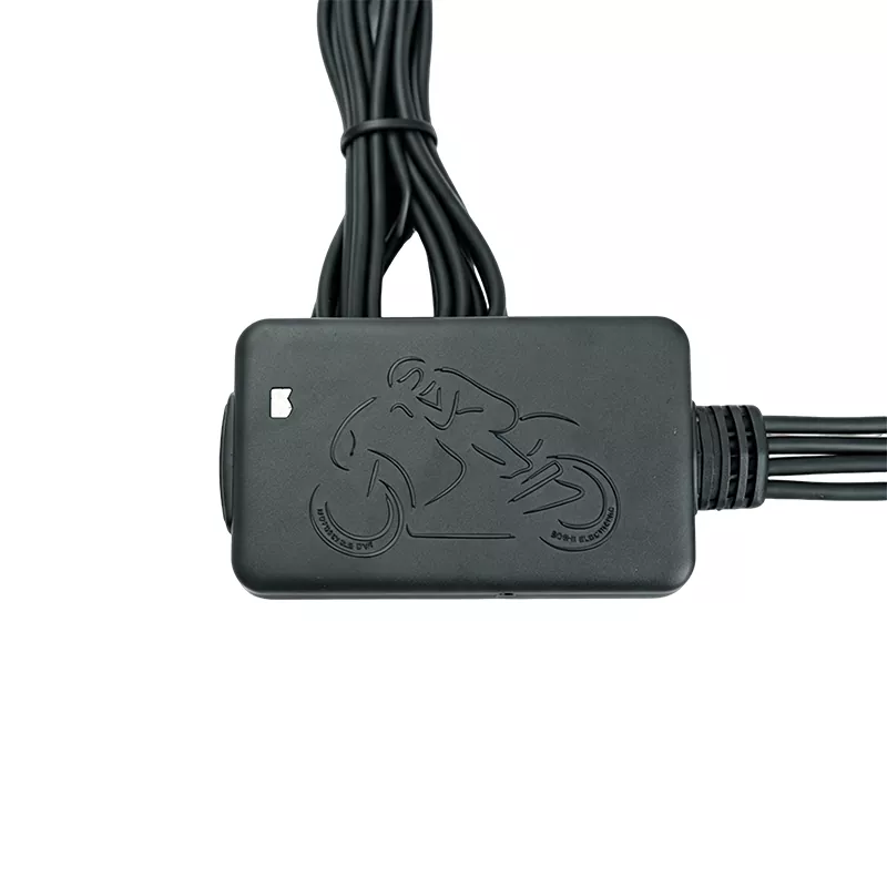 Dual-Lens Motorcykel Dash Cam med loop-inspelning